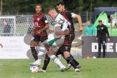 3. Liga; Testspiel; FC Ingolstadt 04 - Borussia Mönchengladbach; Lukas Fröde (34, FCI) Honorat Franck (9 BMG) Marcel Costly (22, FCI)