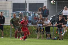 Toto - Pokal - Saison 2024/25 - TSV Lohr - FC Ingolstadt 04 - Maximilian Dittgen (Nr.10 - FCI) - Ardit Bytyqi (Nr.10 - TSV Lohr) - Foto: Meyer Jürgen