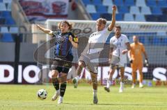 3. Liga; 1. FC Saarbrücken - FC Ingolstadt 04 - Civeja Tim (23 FCS) Max Plath (14 FCI) Zweikampf Kampf um den Ball