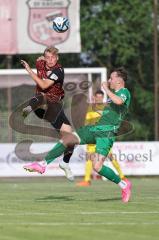 Testspiel; 3. Liga; VfB Eichstätt - FC Ingolstadt 04; Zweikampf Kampf um den Ball Benedikt Schwarzensteiner (2, FCI)