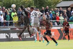 3. Liga; Testspiel; FC Ingolstadt 04 - Borussia Mönchengladbach; Daouda Beleme (9, FCI) Zweikampf Kampf um den Ball Chiarodia Fabio (2 BMG) David Kopacz (29, FCI)