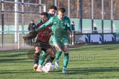 3. Liga; Testspiel; SpVgg Greuther Fürth - FC Ingolstadt 04 - Marcel Costly (22, FCI) Calhanoglu Kerim (21 SpVgg) Petkov Lukas (16 SpVgg)