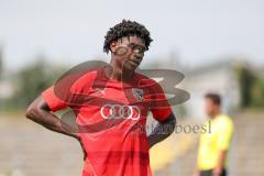 Bayernliga Nord - Saison 2023/2024 - FC Ingolstadt 04 - Würzburger FV 04 - Michael Udebuluzor (Nr.24 - FCI U21) - Foto: Meyer Jürgen