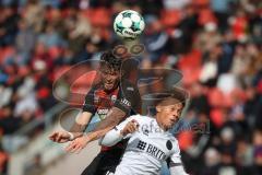 3. Liga - Saison 2026/27 - FC Ingolstadt 04 - SV Wehen Wiesbaden - Linus Rosenlöcher (Nr.19 - FCI) - Roberto Massimo (Nr.22 - Wehen/Wiesbaden) - Foto: Meyer Jürgen