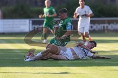 Testspiel - Saison 2025/26 - SV Manching - TSV Gaimersheim - Sebastian Graßl (Nr.10 - SV Manching) - Philipp Stipic (Nr.6 - TSV Gaimersheim) - Foto: Meyer Jürgen