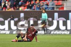 3. Liga; FC Ingolstadt 04 - 
Rot-Weiss Essen; verletzt Felix Keidel (43, FCI)