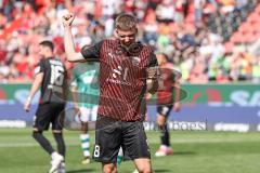 3. Liga; FC Ingolstadt 04 - VfB Lübeck; Julian Kügel (31, FCI) 6:1 Tor Jubel Treffer