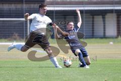 Kreisklasse - Saison 2024/25- TSV Gaimersheim II - TSV Etting  - Simon Gelbmann weiss Gaimersheim - Christian Redl blau Etting - Foto: Meyer Jürgen