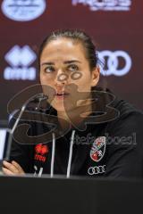 3. Liga; FC Ingolstadt 04 - Rot-Weiss Essen; Pressekonferenz Interview Cheftrainerin Sabrina Wittmann (FCI)