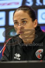 3. Liga; FC Ingolstadt 04 - TSV 1860 München; Pressekonferenz Interview Cheftrainerin Sabrina Wittmann (FCI)