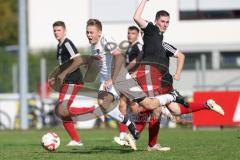 Kreisklasse - Saison 2024/25- TSV Gaimersheim II - SV Buxheim-  - Michael Brems weiss Buxheim - Luca Moser schwarz Gaimersheim - Foto: Meyer Jürgen