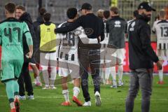 3. Liga - Saison 2026/27 - Waldhof Mannheim - FC Ingolstadt 04 - Cheftrainer Achim Beierlorzer (FCI) - Nishan Velupillay (Nr.28 - FCI) - XXXXX - Foto: Meyer Jürgen