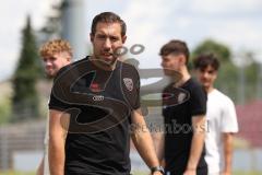 Bayernliga Nord - Saison 2024/25 - FC Ingolstadt 04 II - TSV Karlburg - Cheftrainer Patrick Schönfeld (FCI U21) - XXXXX - Foto: Meyer Jürgen