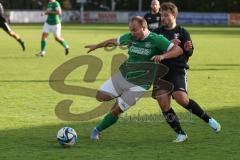 Bezirksliga - Saison 2024/25 - FC Gerolfing - TSV Gaimersheim - Den Lovric (Nr.20 - FC Gerolfing) - Denis Janjic (Nr.31 - TSV Gaimersheim) - Foto: Meyer Jürgen