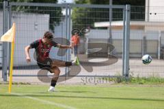 Bayernliga Nord - Saison 2024/25 - FC Ingolstadt 04 II - TSV Karlburg -  Valentin Hoti (Nr.6 - FCI U21) - XXXXX - Foto: Meyer Jürgen