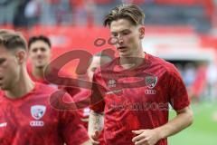 3. Liga; FC Ingolstadt 04 - SSV Jahn Regensburg; vor dem Spiel Frederik Christensen (11, FCI)