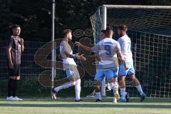 Kreisklasse - Saison 2024/25- SV Oberstimm - ST Scheyern-  -  Der 1:0 Führungstreffer durch - Ibrahim Büyükpinar Oberstimm - jubel - Foto: Meyer Jürgen