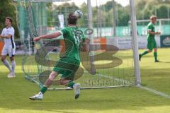 Relegation - Bezirksliga - Saison 2024/25 - FC Gerolfing - Tus Raubling - Der 2:2 Ausgleichstreffer durch David Simm grün Gerolfing - jubel  - XXXXX - Foto: Meyer Jürgen