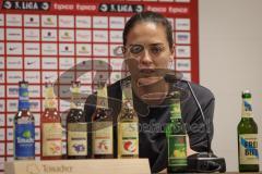 3. Liga - Saison 2026/27 - SC Sonnenhof Großaspach - FC Ingolstadt 04 - Cheftrainerin Sabrina Wittmann (FCI) in der PK nach dem Spiel - XXXXX - Foto: Meyer Jürgen
