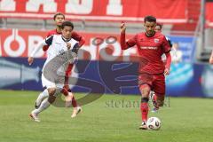 3. Liga; FC Ingolstadt 04 - SV Waldhof Mannheim; Fredrik Carlsen (8, FCI) Mendes Djayson (35 SVWM)