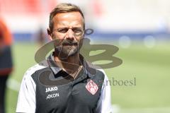 3. Liga; FC Ingolstadt 04 - Würzburger Kickers; vor dem Spiel Cheftrainer Michael Schiele (WKI)