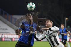 3. Liga - Saison 2026/27 - Waldhof Mannheim - FC Ingolstadt 04 - Olu Ogbemudia (Nr.14 - Waldhof Mannheim) - Lars Lokotsch (Nr.13 - FCI) - Foto: Meyer Jürgen