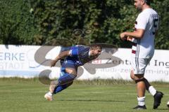 Kreisliga
 - Saison 2024/25- TSV Oberh./Unterhaunstadt - SV Kasing-  - Der 2:0 Führungstreffer durch Ramazan Kumaz blau Oberh.Unterhaunstadt - jubel - Foto: Meyer Jürgen