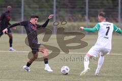 *** Bayernliga Nord - Saison 2025/26 - *** FC Ingolstadt 04 II - SC Eltersdorf - Emre Gül  (Nr.17 - FC Ingolstadt II) - Manfred Strobel weiss Eltersdorf  - Foto: Meyer Jürgen