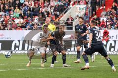 3. Liga; FC Ingolstadt 04 - SpVgg Unterhaching; Felix Keidel (43, FCI) Maier Sebastian (10 SpVgg) Keller Aaron (16 SpVgg) Hobsch Patrick (34 SpVgg)