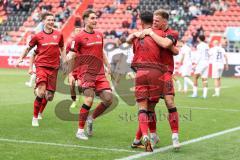 3. Liga; FC Ingolstadt 04 - SSV Ulm; Tor Jubel Treffer Simon Lorenz (32, FCI) Fredrik Carlsen (8, FCI) Elias Decker (4, FCI) Frederik Christensen (11, FCI)