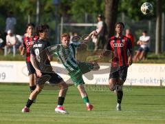 Landesliga - Freundschaftsspiel - Saison 2026/27 - SV Manching - FC Ingolstadt 04 II - Senih Fazlji (Nr.7 - SV Manching) - Damian Coric (Nr.8 - FCI II) - Foto: Meyer Jürgen