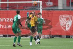 AUDI Amateuercup - Saison 2024/25 - TSV Lichtenau - FC Geisenfeld - Stefan Schmaizl grün Geisenfeld - Deniz Hadzic gelb Lichtenau - Foto: Meyer Jürgen