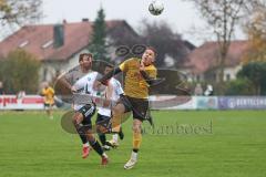 Kreisliga - Saison 2024/25- TSV Lichtenau - FC Mindelstetten - Boris Manko gelb Lichtenau - Christoph Riegler weiss Mindelstetten - Foto: Meyer Jürgen