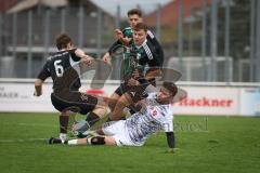 Bezirksliga - Saison 2026/27 - TSV Gaimersheim - FC Türk Sport Garching - Luis Friedrich schwarz Gaimersheim  - Kerem Tokdemir weiss Garching  -  Foto: Meyer Jürgen