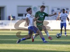 Landesliga - Saison 2026/27 - SV Manching - SC Olching - Senih Fazlji (Nr.7 - SV Manching) - Dill Fabio weiss Olching - Foto: Meyer Jürgen