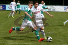 Landesliga SüdOst Fußball - FC Gerolfing - FC Ergolding - Graßl Sebastian #8 grün Gerolfing - Foto: Jürgen Meyer