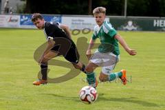 Landesliga - FC Gerolfing - FC Töging -  Graßl Sebastian #8 grün Gerolfing - Foto: Jürgen Meyer