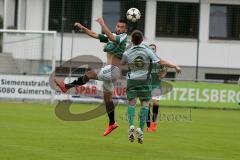 FC Gerolfing - TUS Holzkirchen - Di Terlizzi links grün FC Gerolfing - Gulielmo Benedict #6 TUS Holzkirchen - Foto: Jürgen Meyer