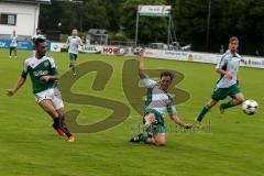 FC Gerolfing - TUS Holzkirchen - Kubicek Andrej links grün FC Gerolfing - Foto: Jürgen Meyer