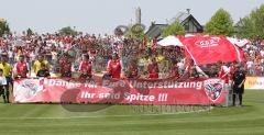2.Bundesliga - FC Ingolstadt 04 - TuS Koblenz - Dank der Spieler an die Fans und Sponsoren vor dem Spiel