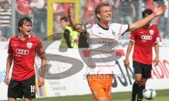 3.Liga - FC Ingolstadt 04 - Werder Bremen II - 4:1 - Andreas Buchner schimpft