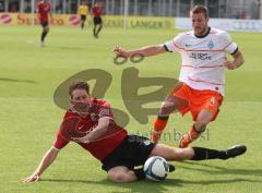 3.Liga - FC Ingolstadt 04 - Werder Bremen II - 4:1 - Robert Braber wird gefoult, Elfmeter