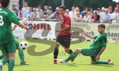 3.Bundesliga - FC Ingolstadt 04 - Vorbereitung - FC Gerolfing - 0:8 - Emin Ismaili und rechts Spielertrainer Manfred Kroll