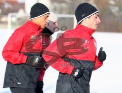 3.Liga - FC Ingolstadt 04 - Trainingsauftakt nach Winterpause - rechts Neuzugang Patrick Mölzl