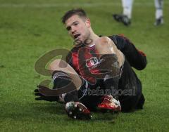 2.Liga - FC Ingolstadt 04 - Greuther Fürth 0:2 - Marko Futacs am Boden