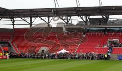 Audi Sportpark Eröffnung - Großer Andrang bei der Stadionführung