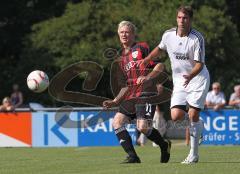 Testspiel - FC Gerolfing -  FC Ingolstadt 04 - 1:5 - Sebastian Zielinsky rechts Manfred Kroll