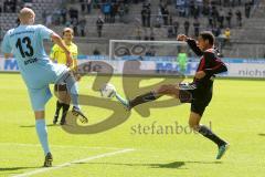2.BL - 1860 München - FC Ingolstadt 04 - 4:1 - Ahmed Akaichi gegen Necat Aygün