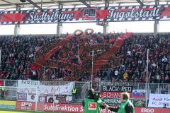 2.BL - FC Ingolstadt 04 - MSV Duisburg - 1:1 - Fans Choreographie Herzen