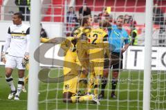 2.BL - FC Ingolstadt 04 - Alemannia Aachen 3:3 - Foul Gelbe Karte Elfmeter für Ingolstadt